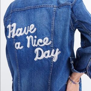 madewell have a nice day jacket